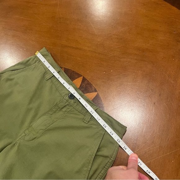 Madewell Women’s Garment-Dyed Low-Slung Straight Cargo Pants Olive 27 Altered - Picture 14 of 16